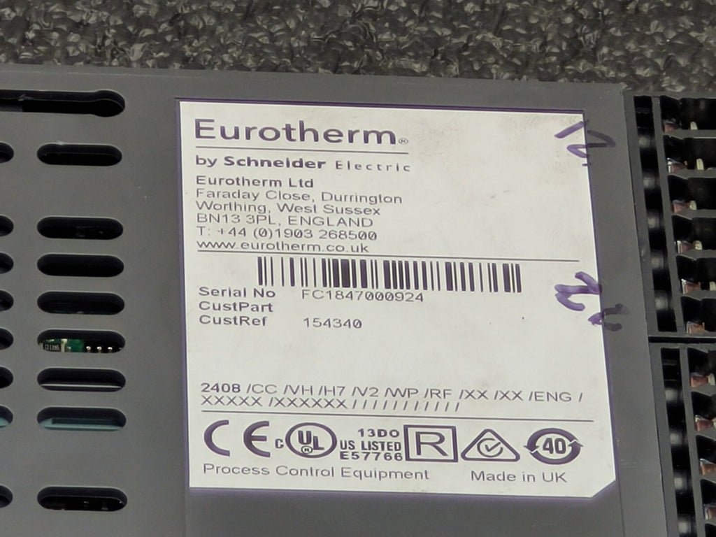 EUROTHERM Controller 2408  Temperature / Process Controller/ Programmer