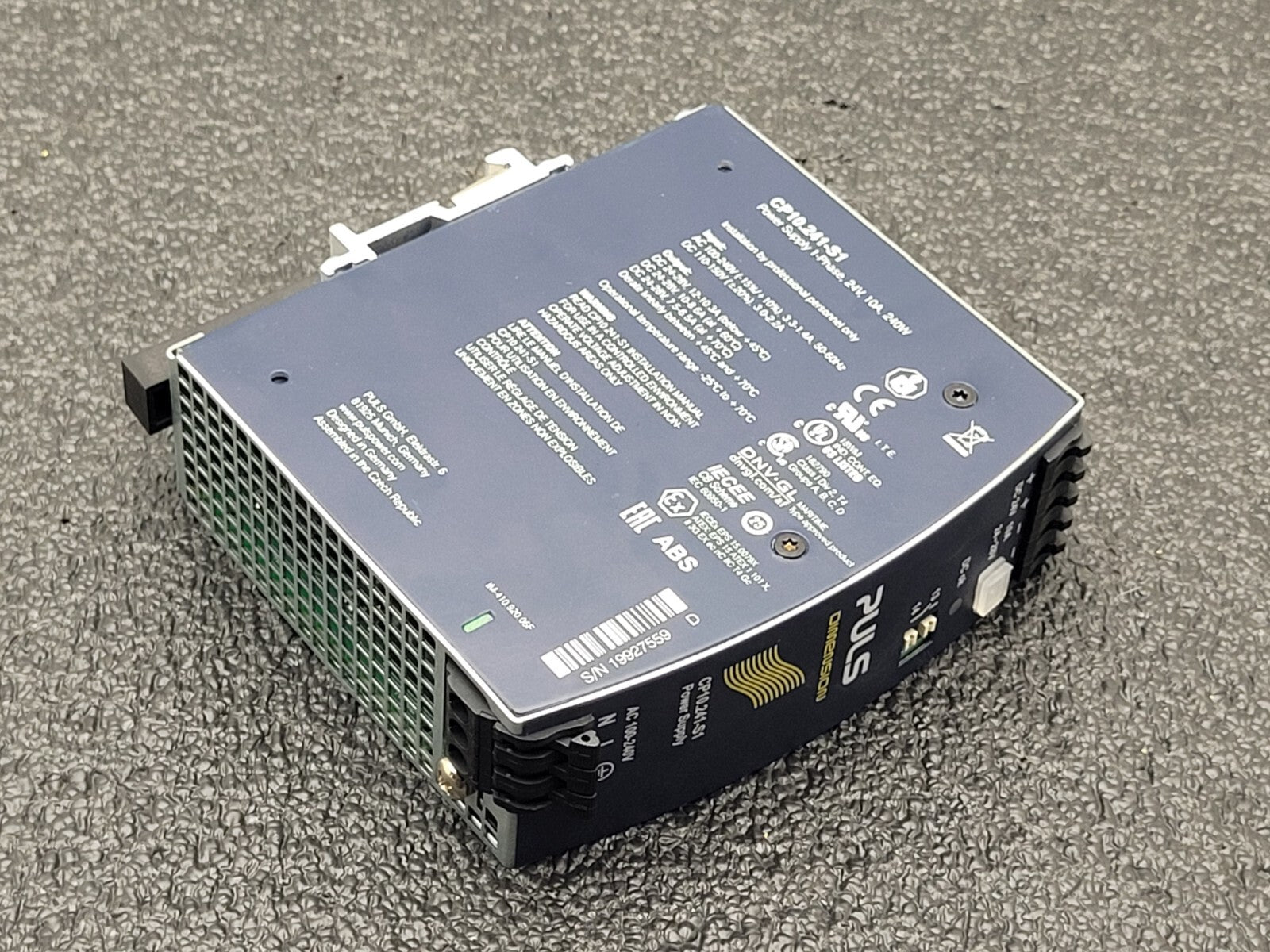 PULS CP10.241-S1 DIN Rail Power 24-28VDC 10A 100-240VAC Input