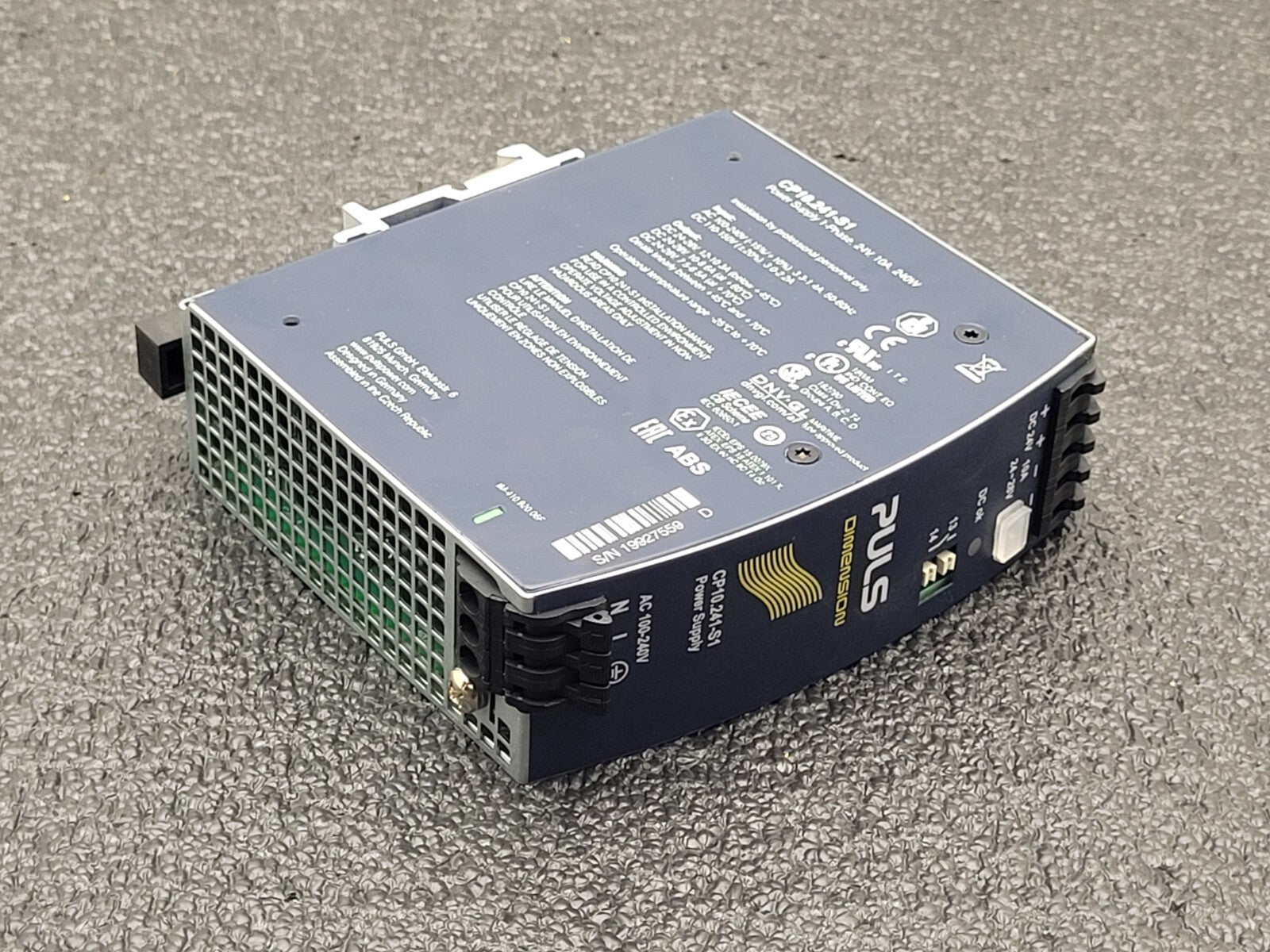 PULS CP10.241-S1 DIN Rail Power 24-28VDC 10A 100-240VAC Input