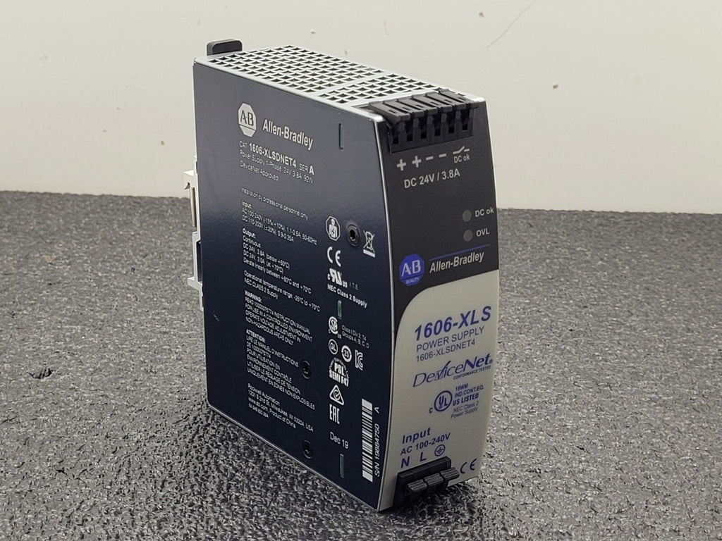 Lot of 4x Allen Bradley 1606-XLP50B/XLE80E/XLS120E/XLSDNET4 24VDC Power Supply