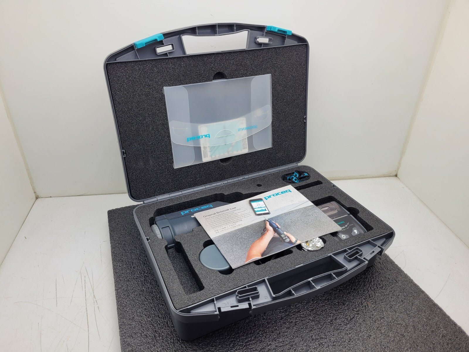 Proceq Schmidt Live 340 01 200 Digital Concrete Rebound Test Hammer (10-70mPa)