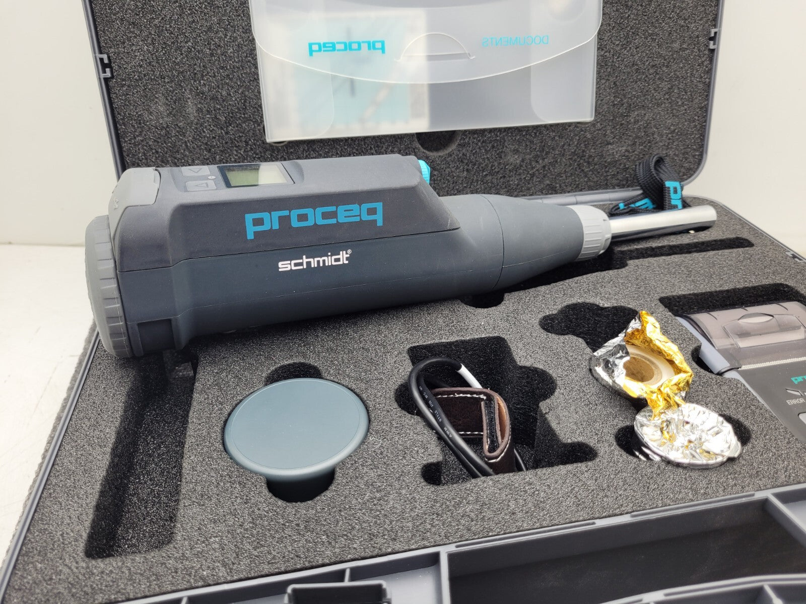 Proceq Schmidt Live 340 01 200 Digital Concrete Rebound Test Hammer (10-70mPa)