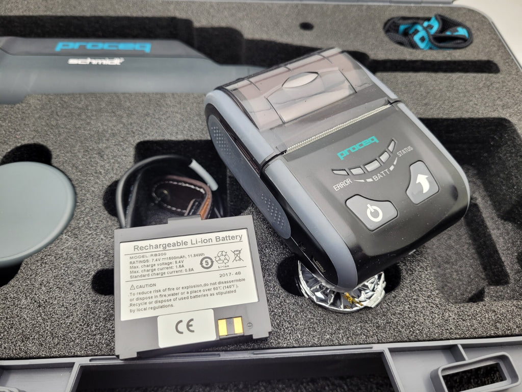 Proceq Schmidt Live 340 01 200 Digital Concrete Rebound Test Hammer (10-70mPa)