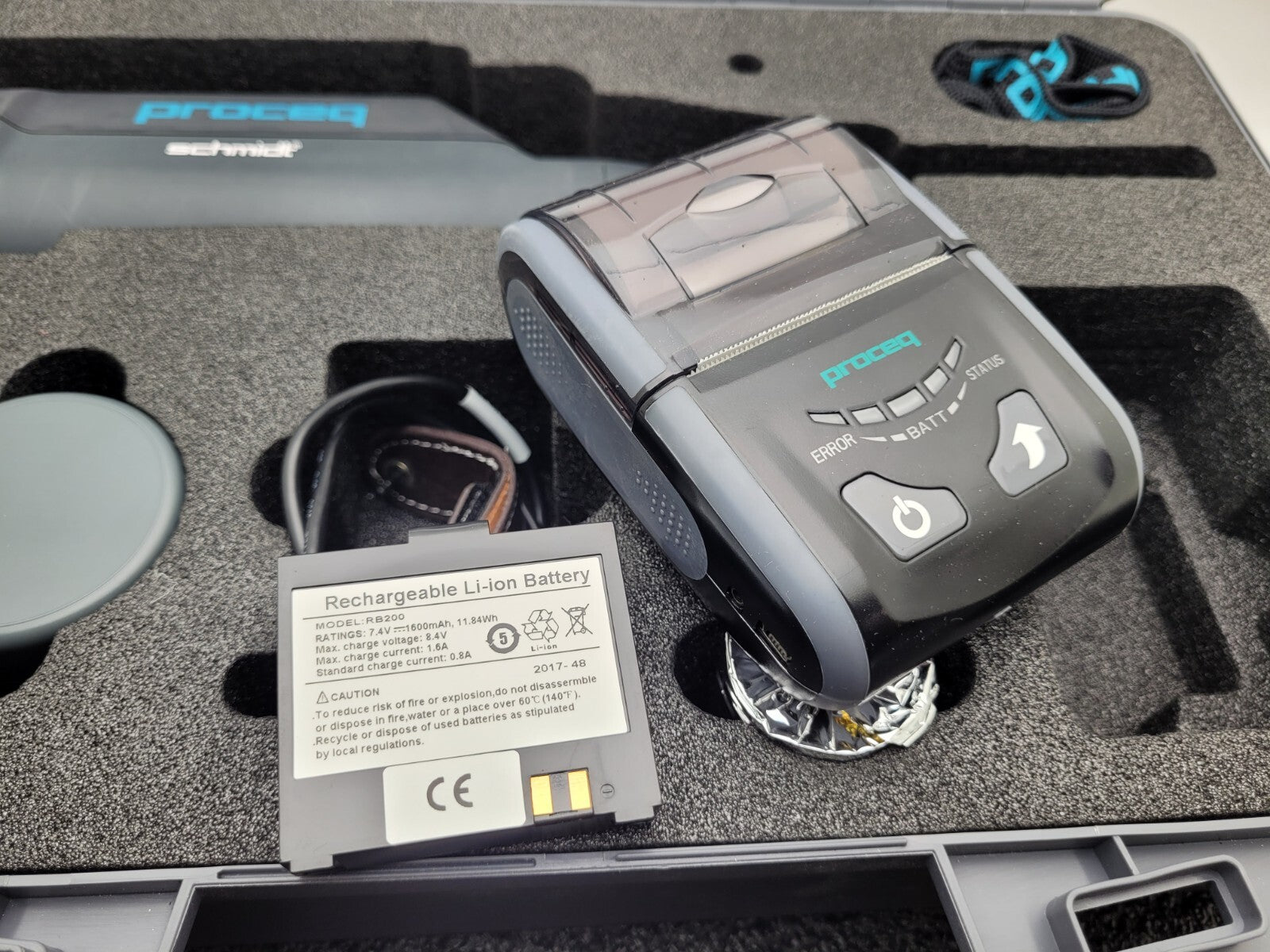 Proceq Schmidt Live 340 01 200 Digital Concrete Rebound Test Hammer (10-70mPa)