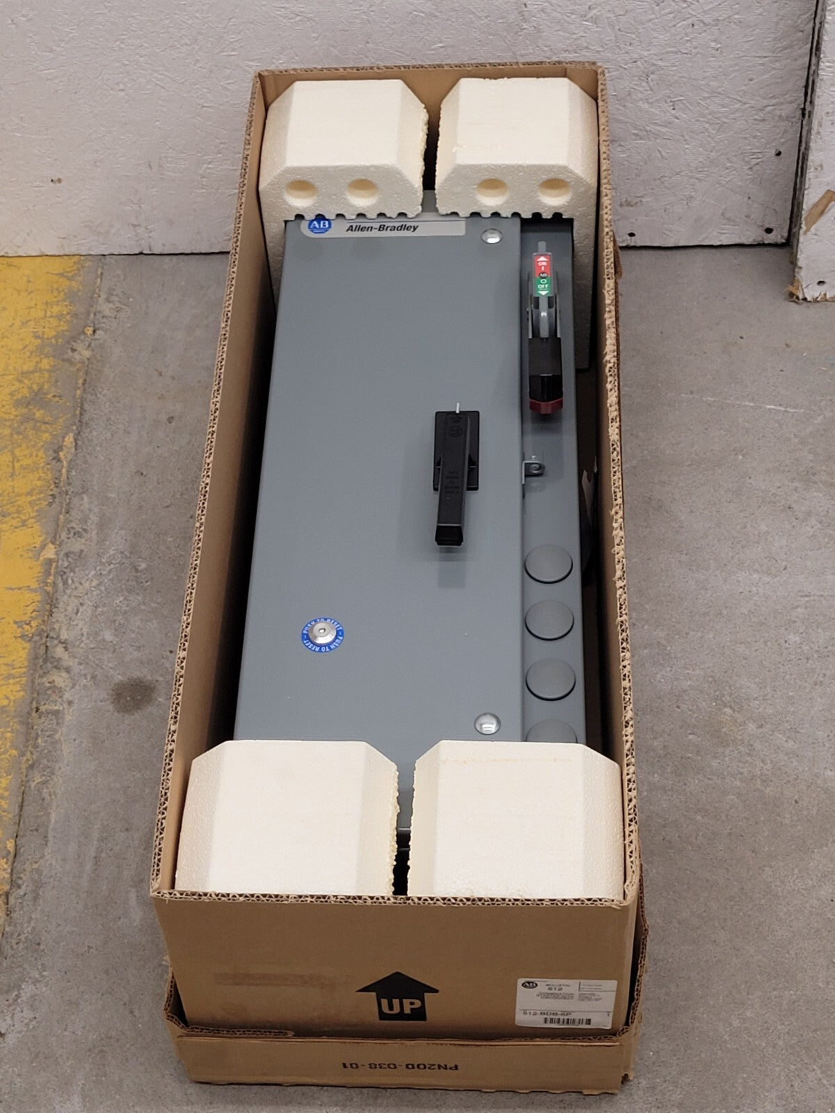 A-B Allen Bradley 512-BDB-6P Combination Starter Size 1 509-BOD 480V 120V Coil