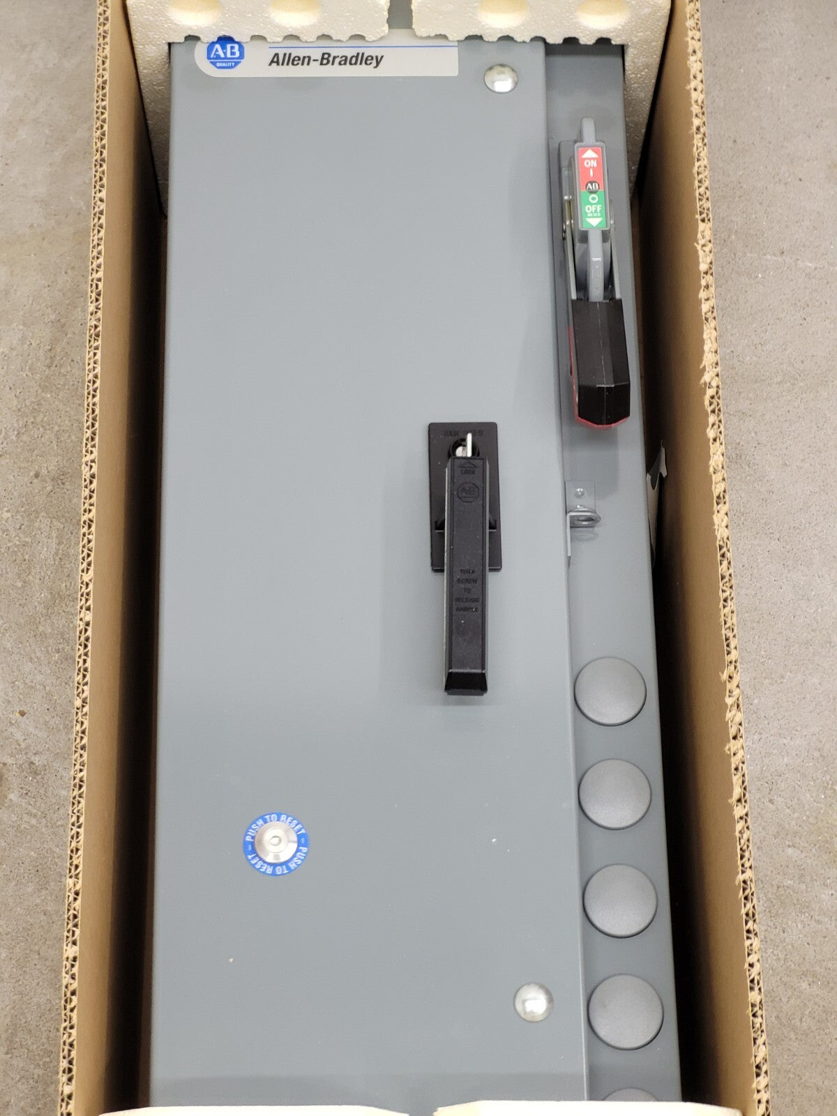 A-B Allen Bradley 512-BDB-6P Combination Starter Size 1 509-BOD 480V 120V Coil