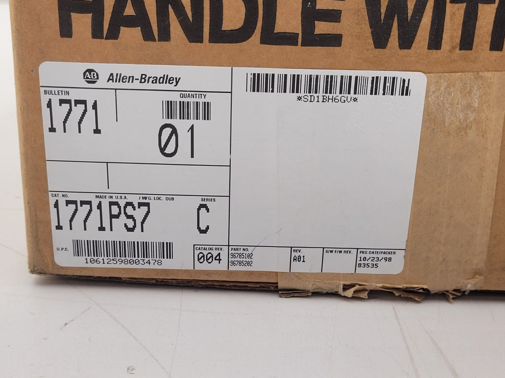 ALLEN BRADLEY 1771PS7 POWER SUPPLY