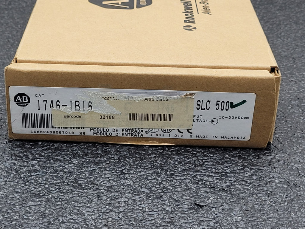 Factory Sealed 1746-IB16 Input Module Ser C PLC Module SLC500 Allen-Bradley