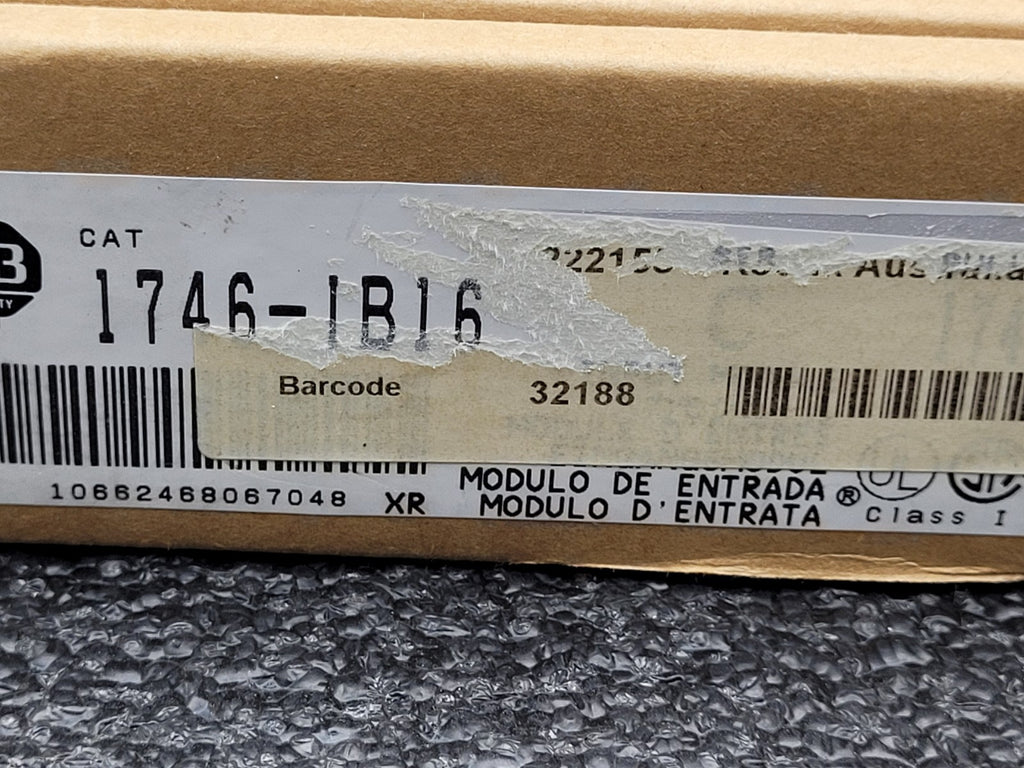 Factory Sealed 1746-IB16 Input Module Ser C PLC Module SLC500 Allen-Bradley
