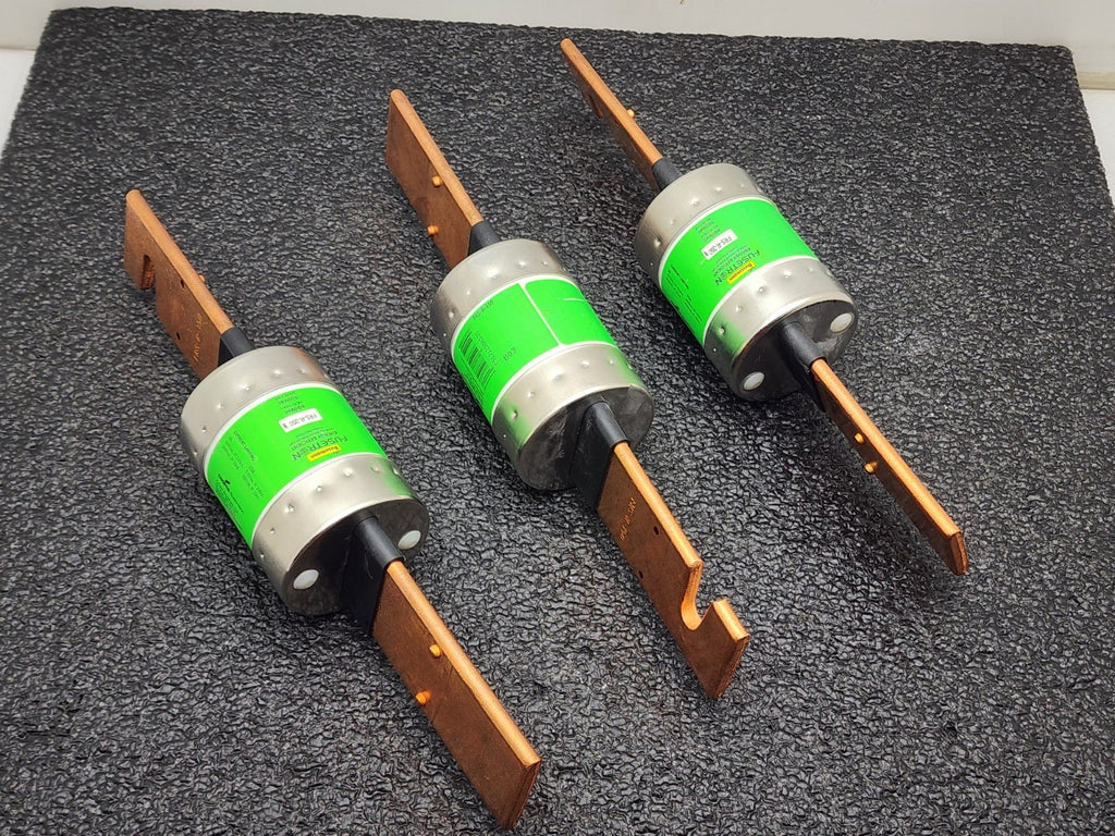 3x Cooper Bussmann FRS-R-350 Fusetron Blade Fuse Rk5 350a Amp 600v-ac 300v-dc
