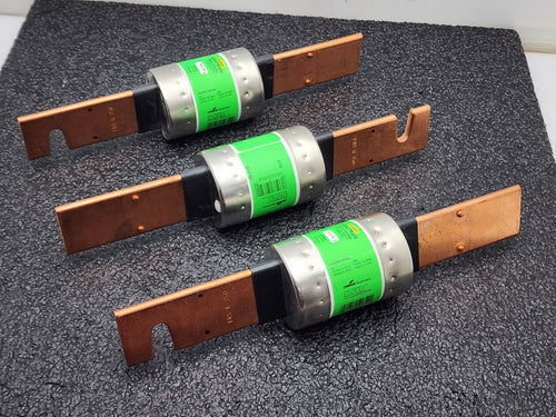 3x Cooper Bussmann FRS-R-350 Fusetron Blade Fuse Rk5 350a Amp 600v-ac 300v-dc