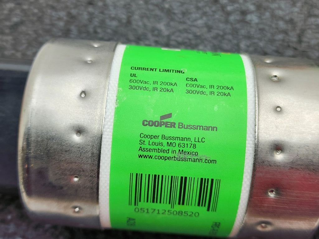 3x Cooper Bussmann FRS-R-350 Fusetron Blade Fuse Rk5 350a Amp 600v-ac 300v-dc