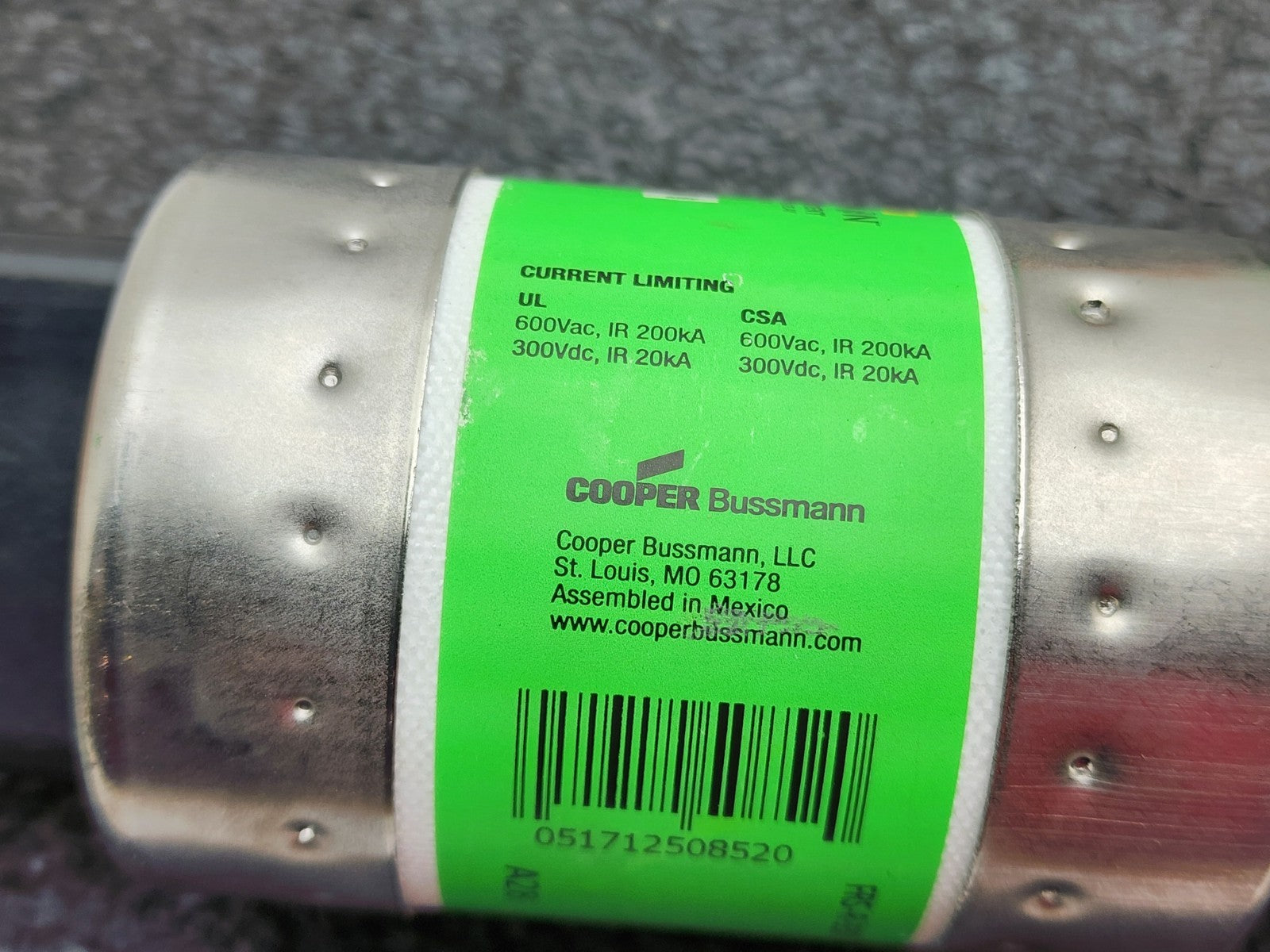 3x Cooper Bussmann FRS-R-350 Fusetron Blade Fuse Rk5 350a Amp 600v-ac 300v-dc