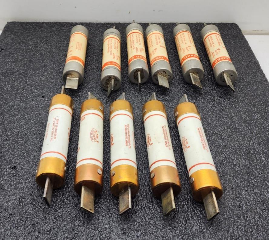 Lot of 11 - Shawmut Amp-Trap ATS-DE 100R  /ATS-DE 100  Dual Element Time delay