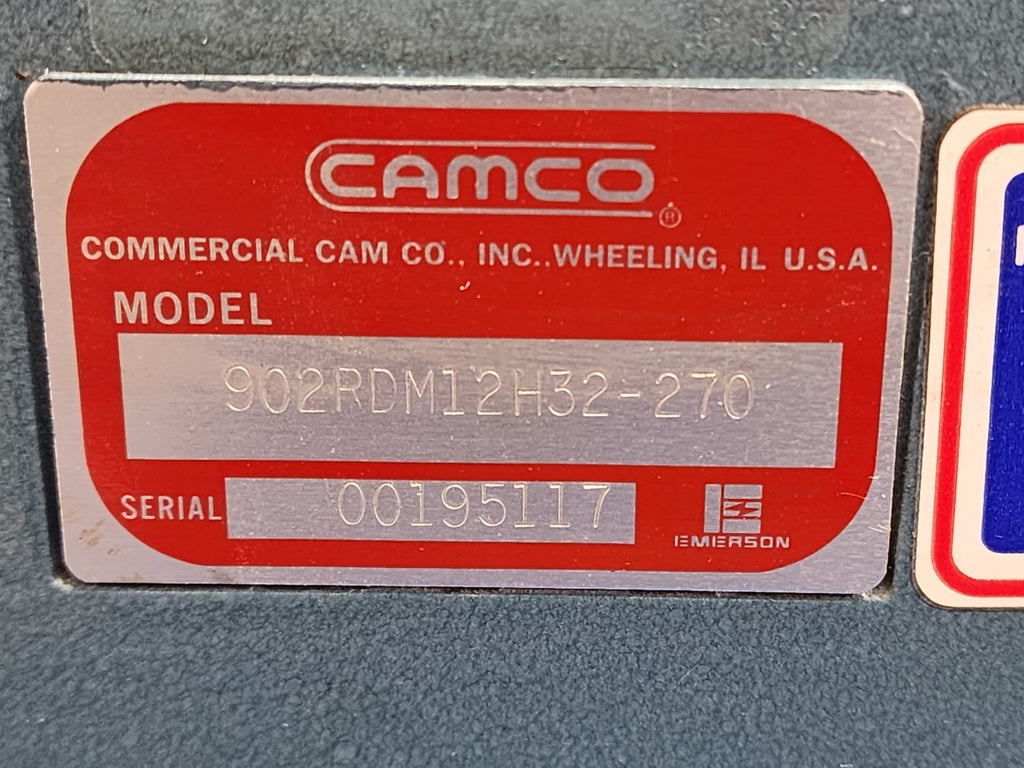 Camco Rotary Indexer 902RDM12H32-270 12 Stop 30° Rotation Per Station 90VDC