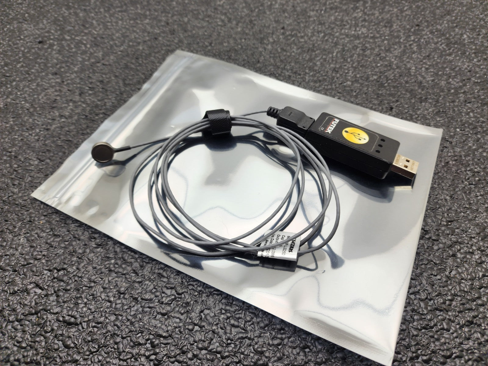 FUTEK SLLB250 Subminiature Load Button FSH01068 w/ FSH03221 USB210 A-to-D