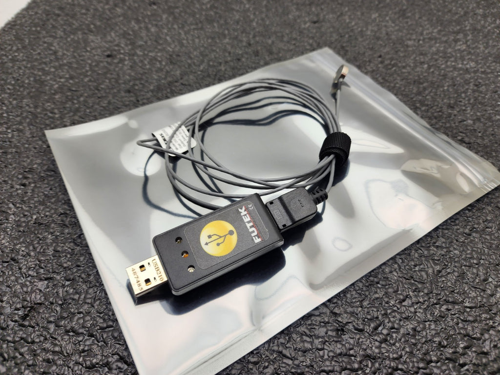 FUTEK SLLB250 Subminiature Load Button FSH01068 w/ FSH03221 USB210 A-to-D