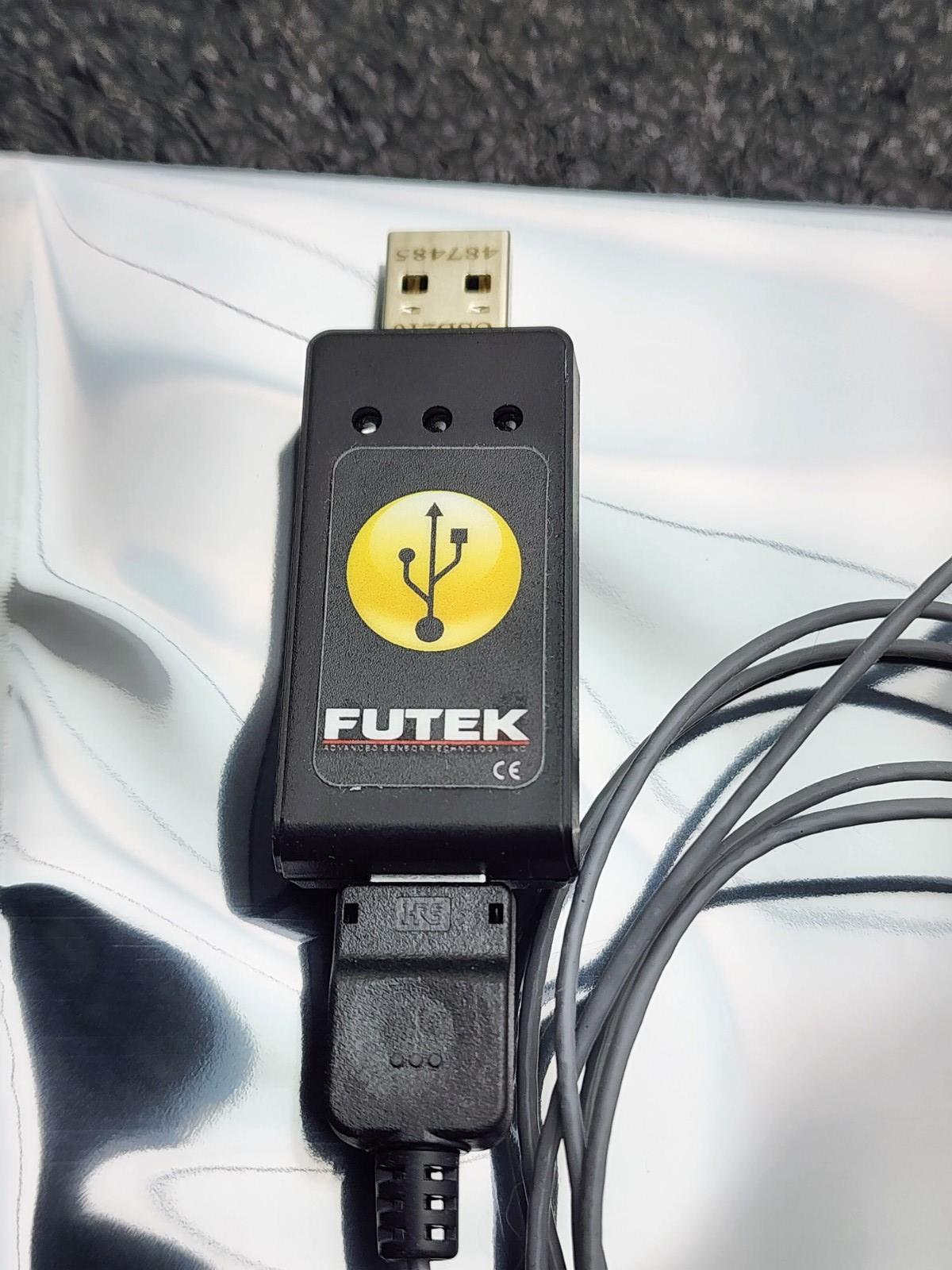 FUTEK SLLB250 Subminiature Load Button FSH01068 w/ FSH03221 USB210 A-to-D