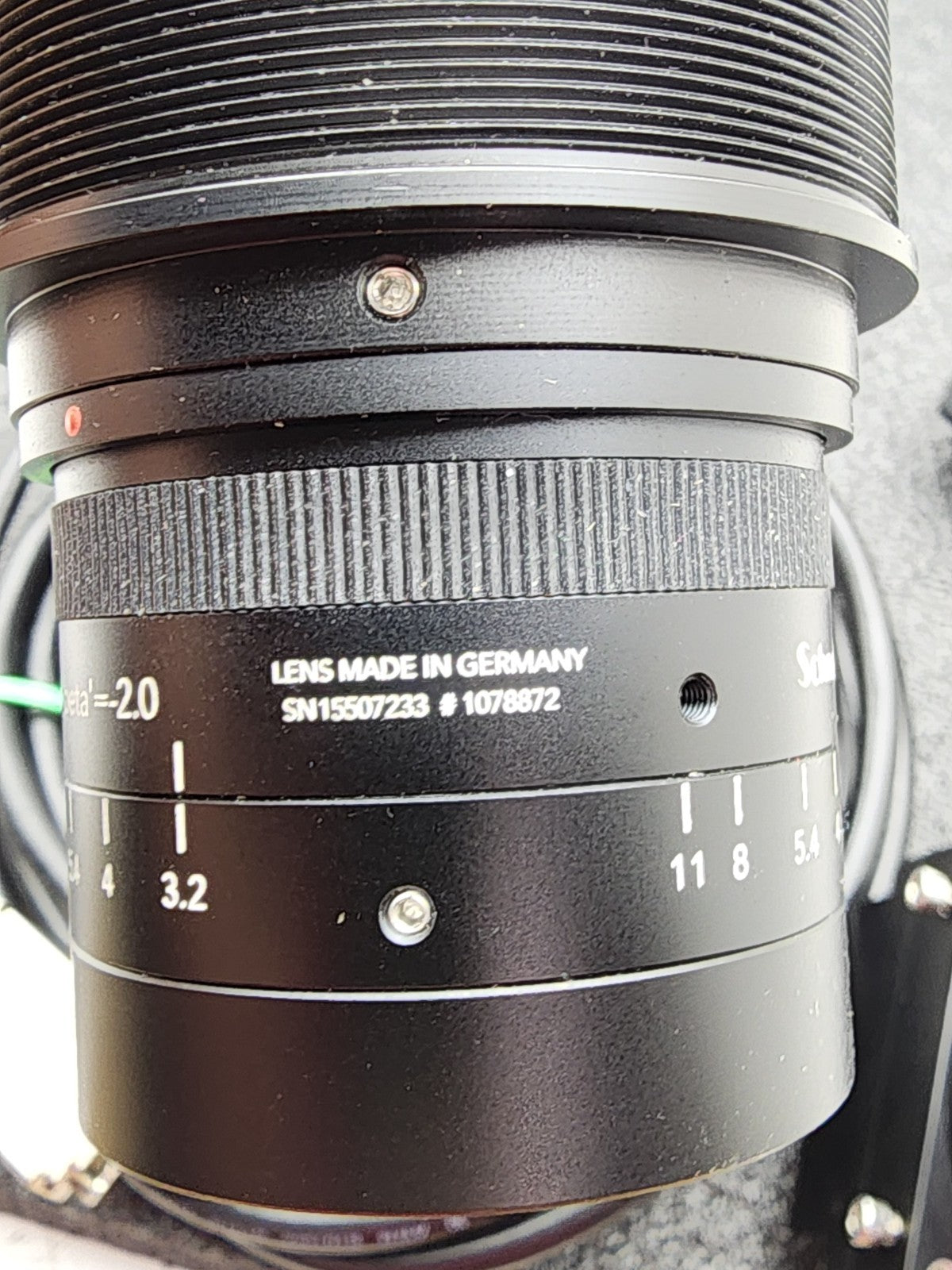 Teledyne Dalsa 16K Line Scan Camera LA-HM-16K07A-00-R Schneider 3.2/92-0001 Lens