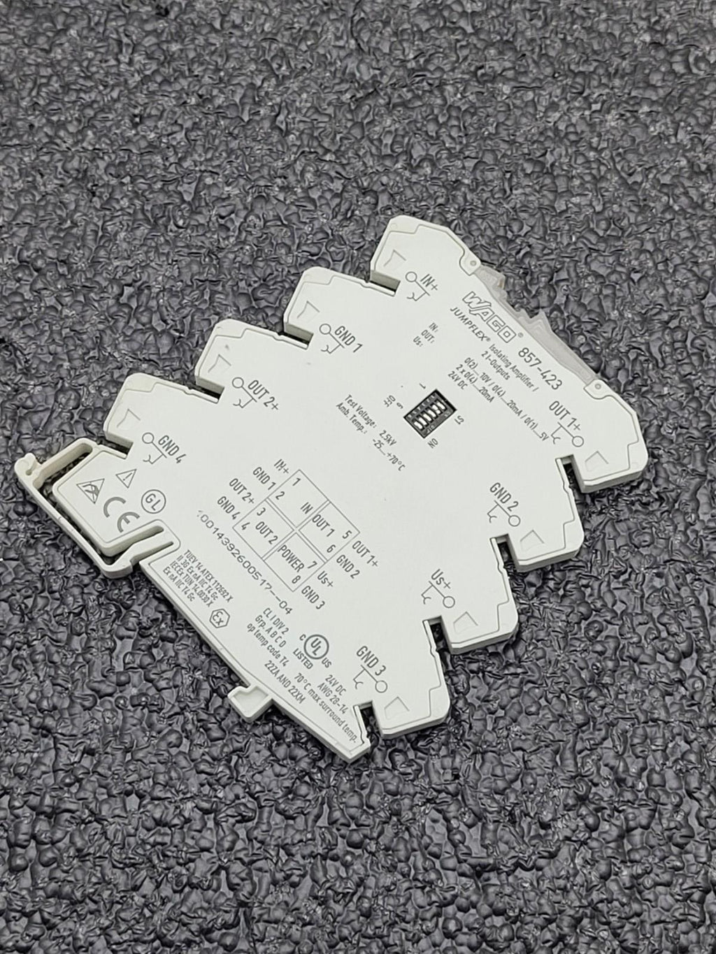 Wago 857-423 Jumpflex Isolating Amplifier Signal Conditioner Signal Splitter