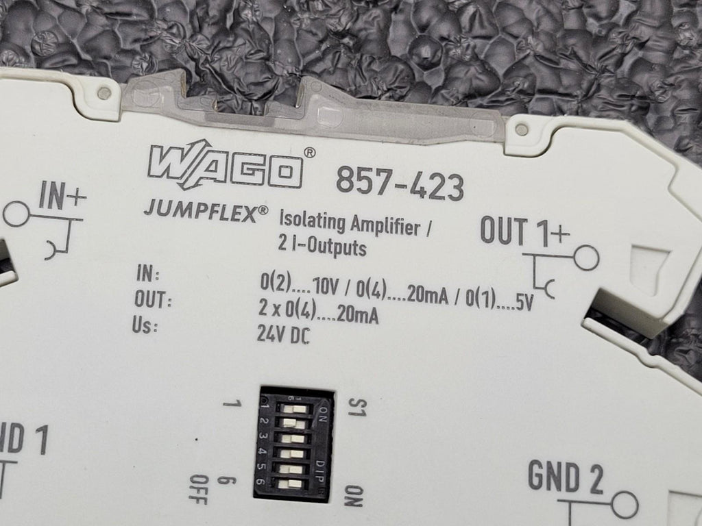 Wago 857-423 Jumpflex Isolating Amplifier Signal Conditioner Signal Splitter