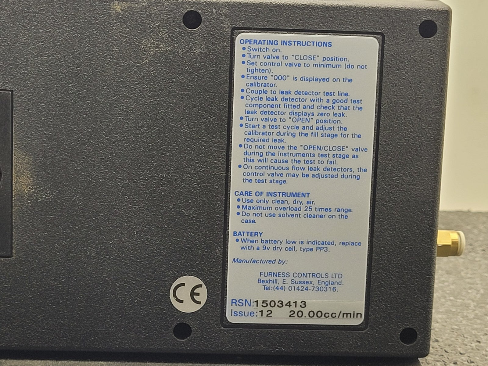 Furness Controls Ltd FCO210 Microcalibrator Tested for power