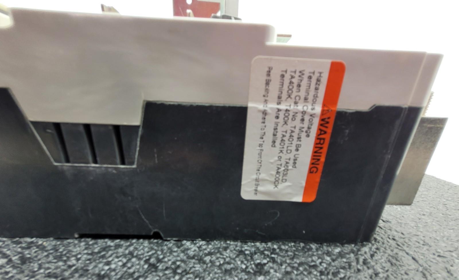 Eaton Cutler Hammer HKD3400F / HKD 65K 3-pole 600V 400A Breaker w/ KT3400T trip