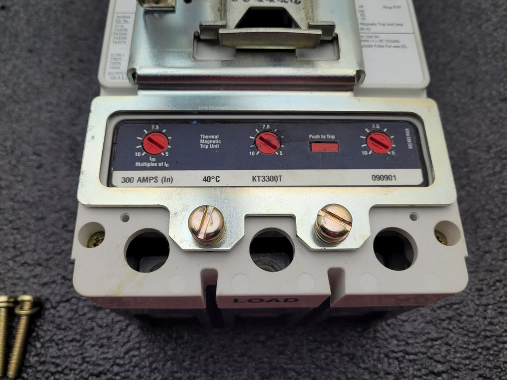 Eaton Cutler Hammer HKD3400F / HKD 65K 3-pole 600V 400A Breaker w/ KT3400T trip