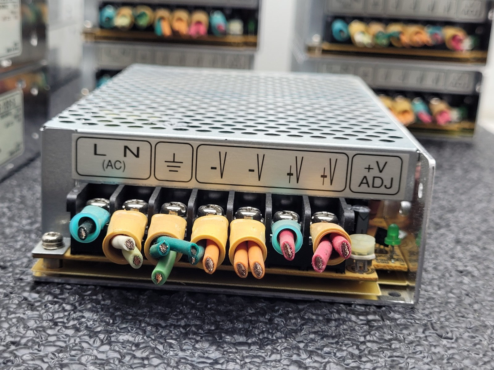 Lot of 22 Mean Well RS-100-5  / S-100F-5 Power Supply 100W 5VDC/16A, 5VDC/20A