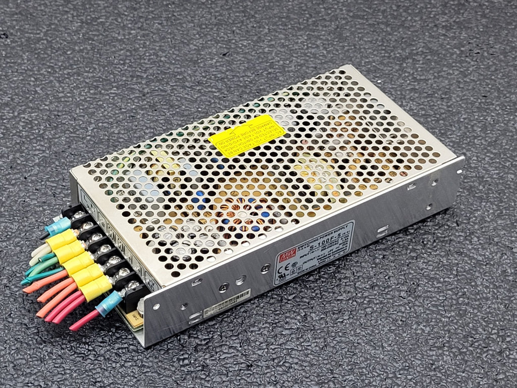 Lot of 22 Mean Well RS-100-5  / S-100F-5 Power Supply 100W 5VDC/16A, 5VDC/20A