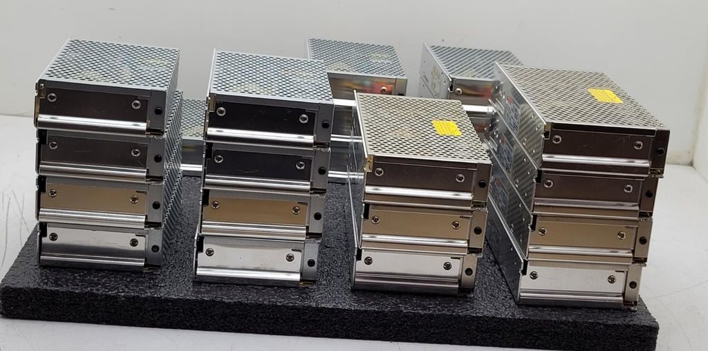 Lot of 22 Mean Well RS-100-5  / S-100F-5 Power Supply 100W 5VDC/16A, 5VDC/20A