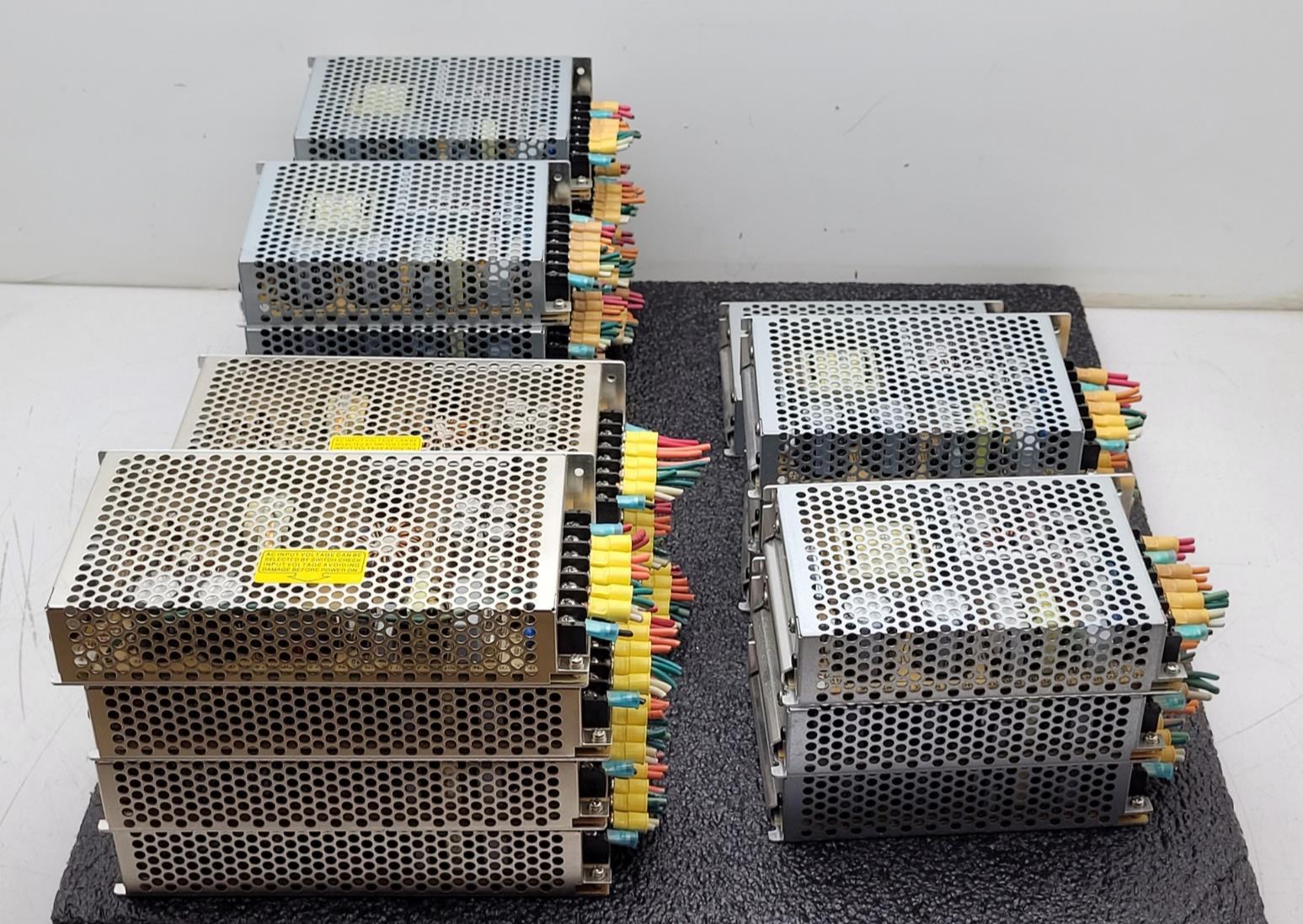 Lot of 22 Mean Well RS-100-5  / S-100F-5 Power Supply 100W 5VDC/16A, 5VDC/20A