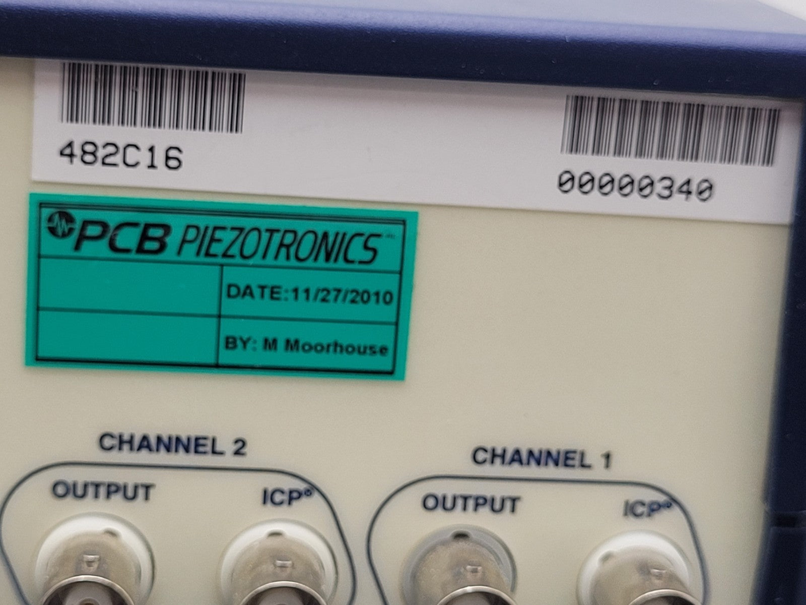 PCB PIEZOTRONICS ICP 482C Signal Conditioner 482C16 Incremental Gain x0.1 - x200