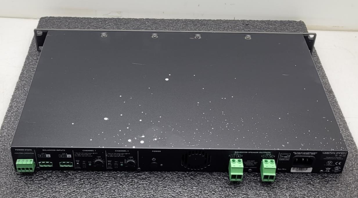 Lab Gruppen E Series 4:2 400W 2 Independent Output Rackmount Audio Amplifier