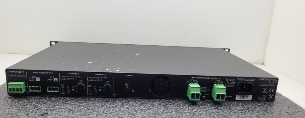 Lab Gruppen E Series 4:2 400W 2 Independent Output Rackmount Audio Amplifier