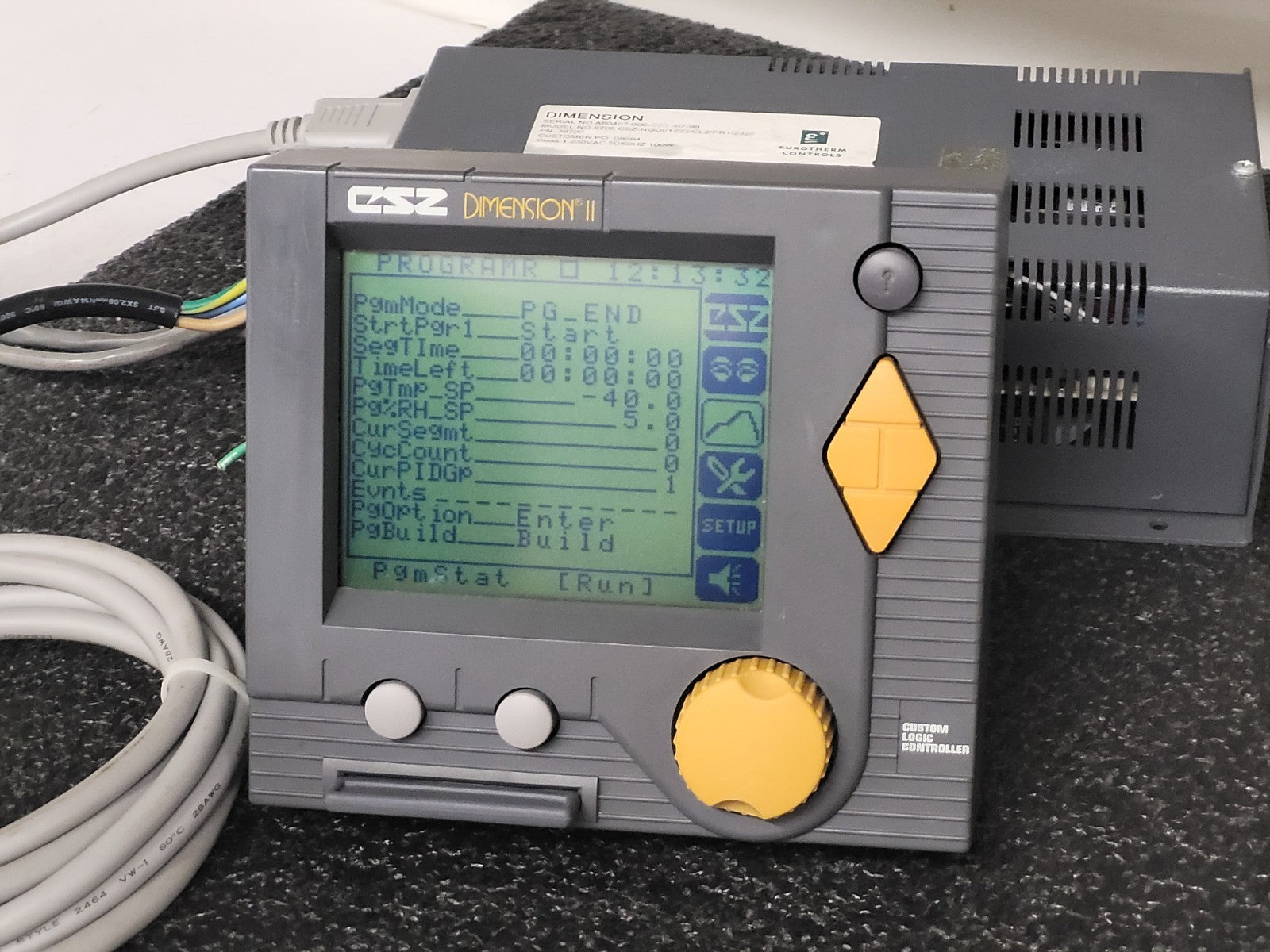 CSZ Temperature Chamber Controls Eurotherm Dimension II 8705 Subdim 39501 39700