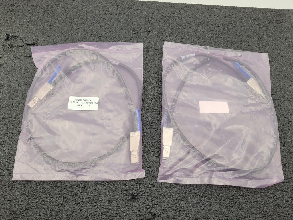 Lot of 8x 0.5M 28AWG External HD Mini SAS Cable SFF-8644 to SFF-8644