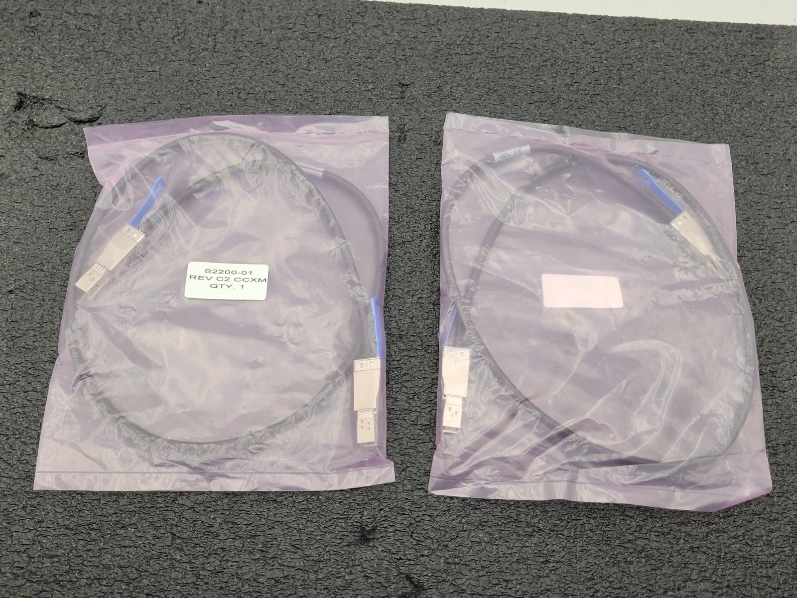 Lot of 8x 0.5M 28AWG External HD Mini SAS Cable SFF-8644 to SFF-8644