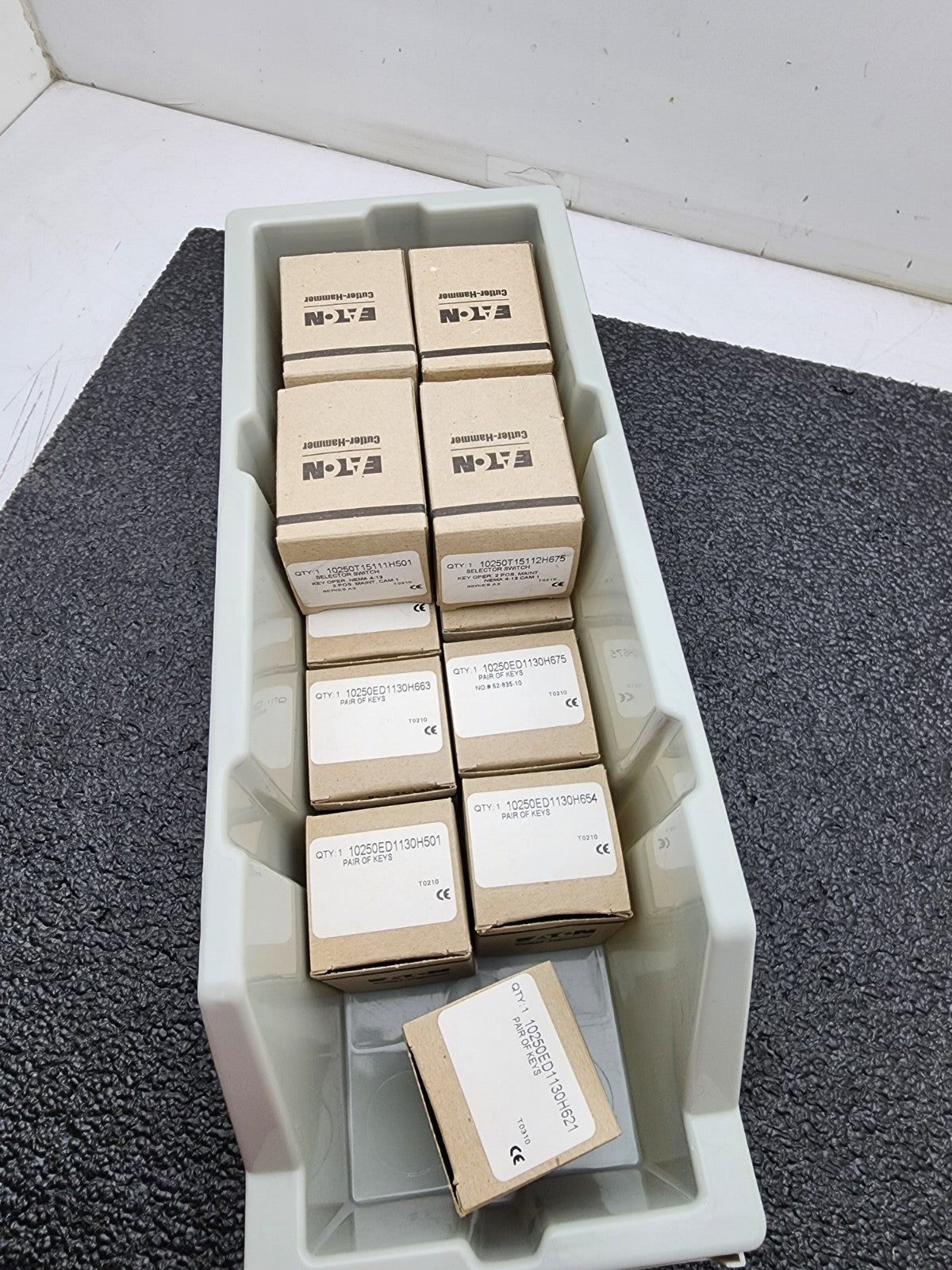 LOT Of 4 Eaton 10250T15112 Selector Switches Key Operated EA NEMA 4-13 +11 keys