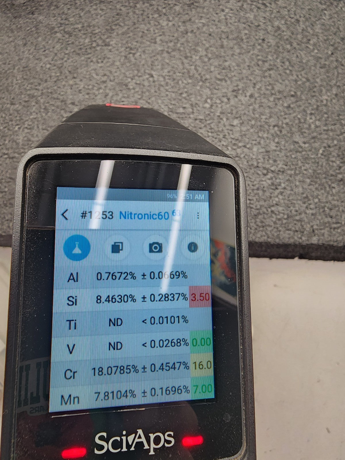 SciAps Z-901 Handheld LIBS Scrap Metal Analyzer w/Quicksort App Low Hours