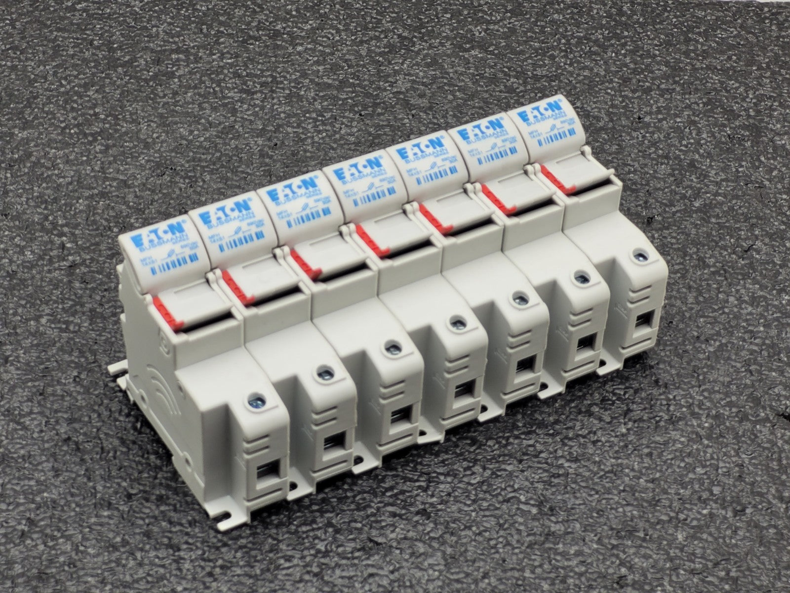 Lot of 5 Eaton Bussman MFH 14x51 50A 690V CH14DU FUSE HOLDER 2x 2 fuse 3x 1 fuse