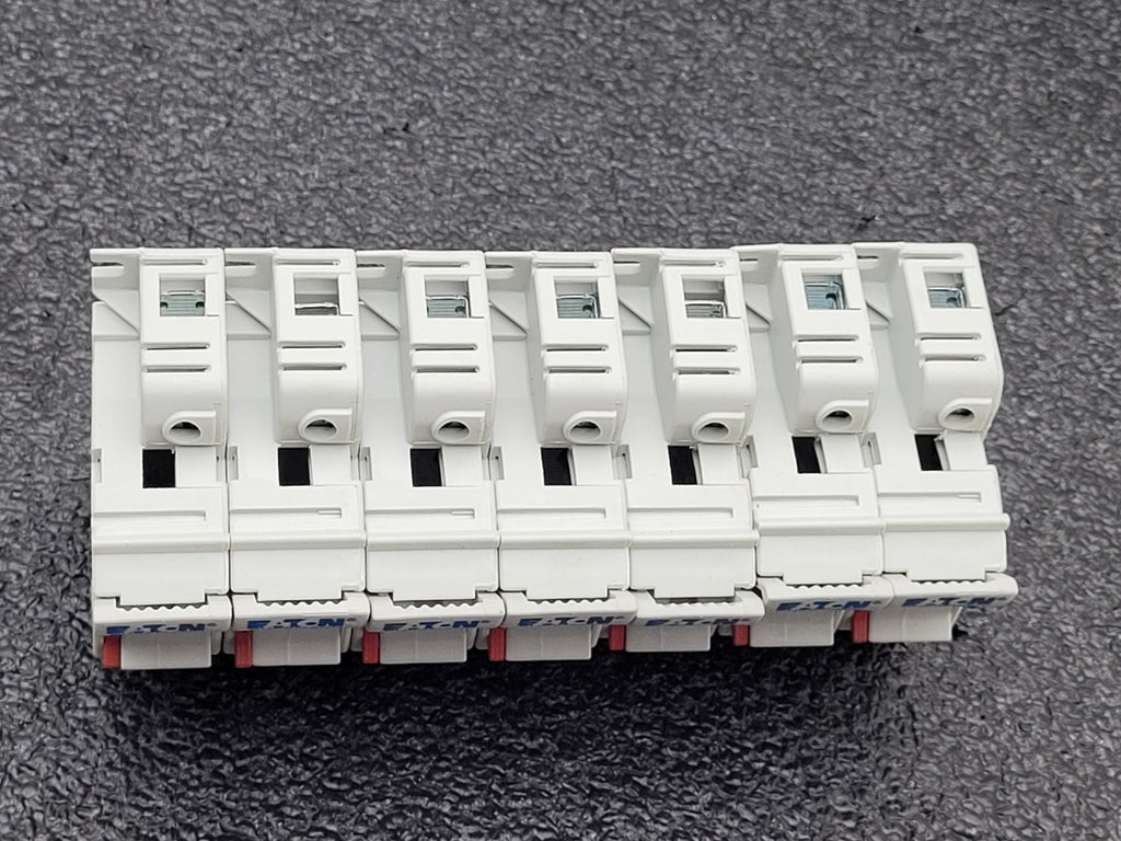 Lot of 5 Eaton Bussman MFH 14x51 50A 690V CH14DU FUSE HOLDER 2x 2 fuse 3x 1 fuse