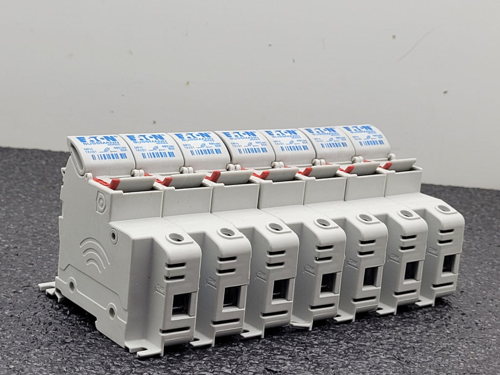 Lot of 5 Eaton Bussman MFH 14x51 50A 690V CH14DU FUSE HOLDER 2x 2 fuse 3x 1 fuse