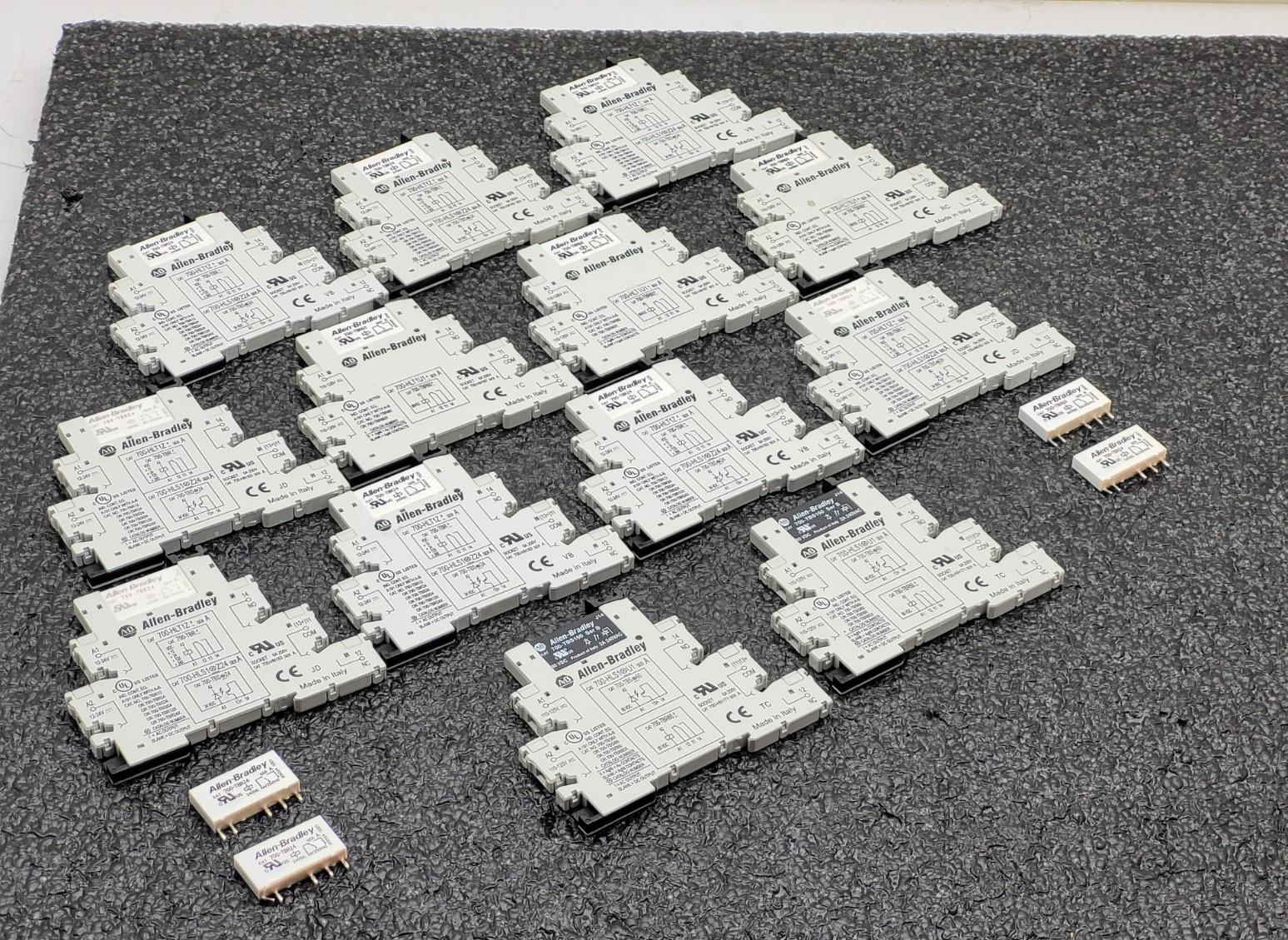 Lot of 13 New Allen Bradley Bulletin 700 Interface Relay Module 700-HLT1Z Ser.A