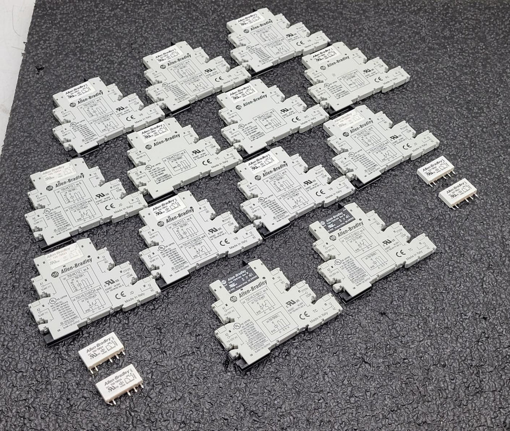 Lot of 13 New Allen Bradley Bulletin 700 Interface Relay Module 700-HLT1Z Ser.A
