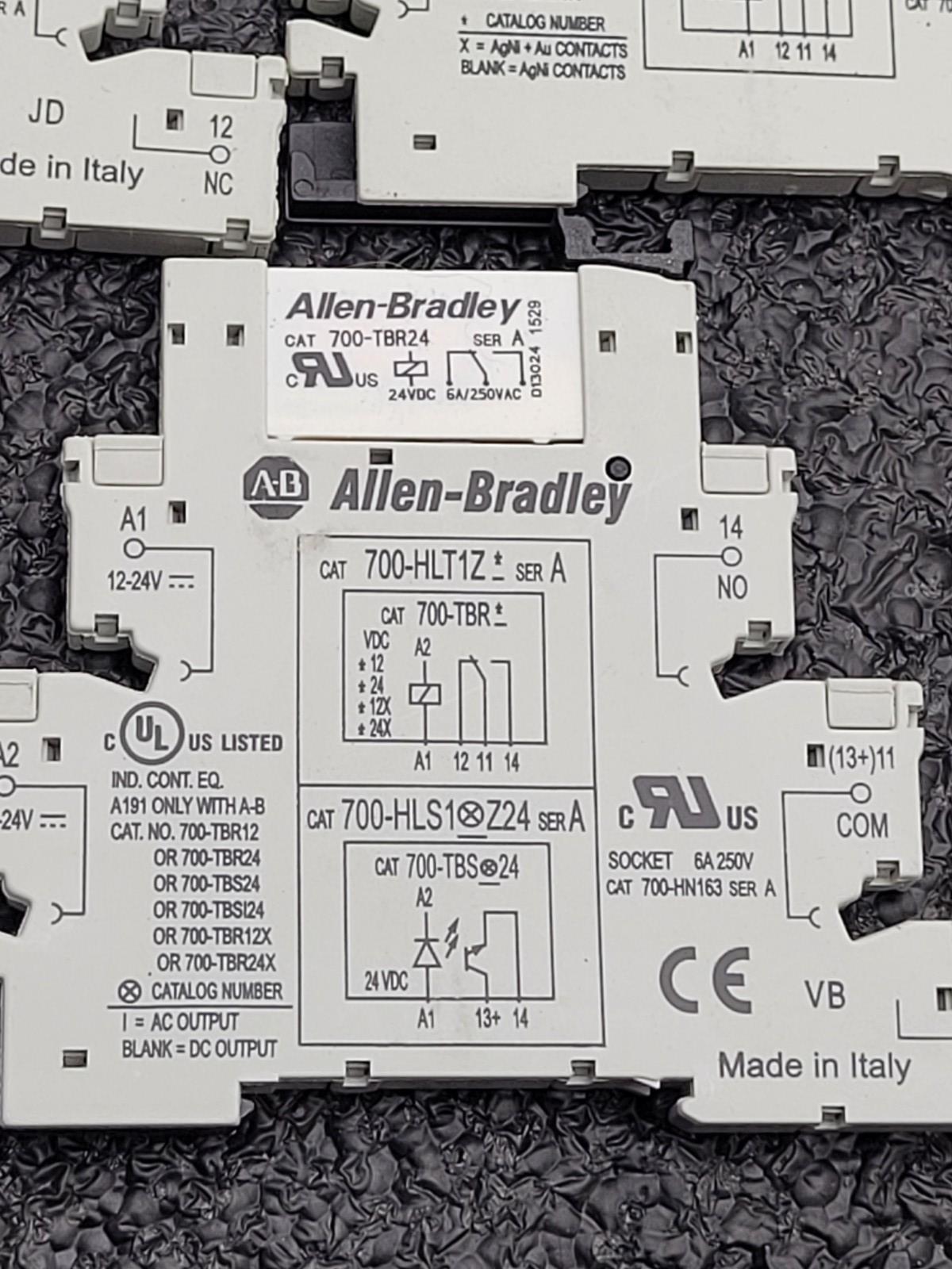 Lot of 13 New Allen Bradley Bulletin 700 Interface Relay Module 700-HLT1Z Ser.A
