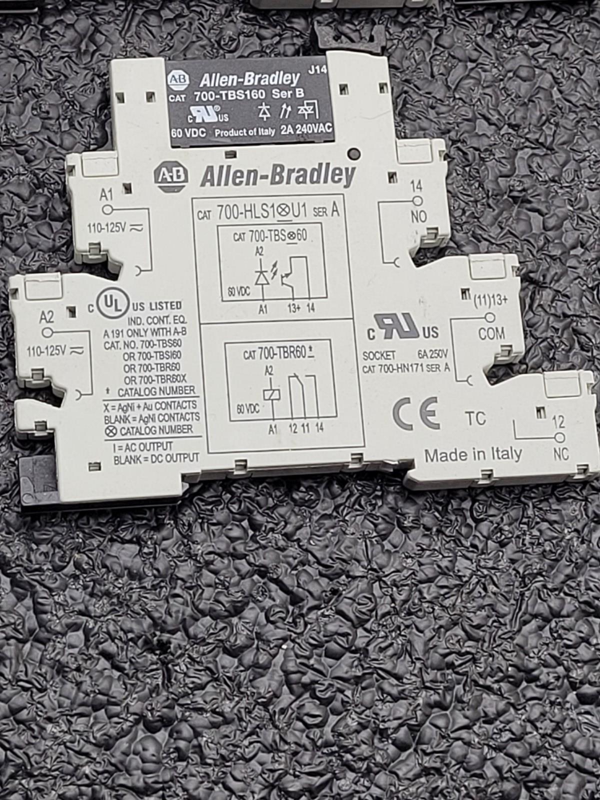 Lot of 13 New Allen Bradley Bulletin 700 Interface Relay Module 700-HLT1Z Ser.A