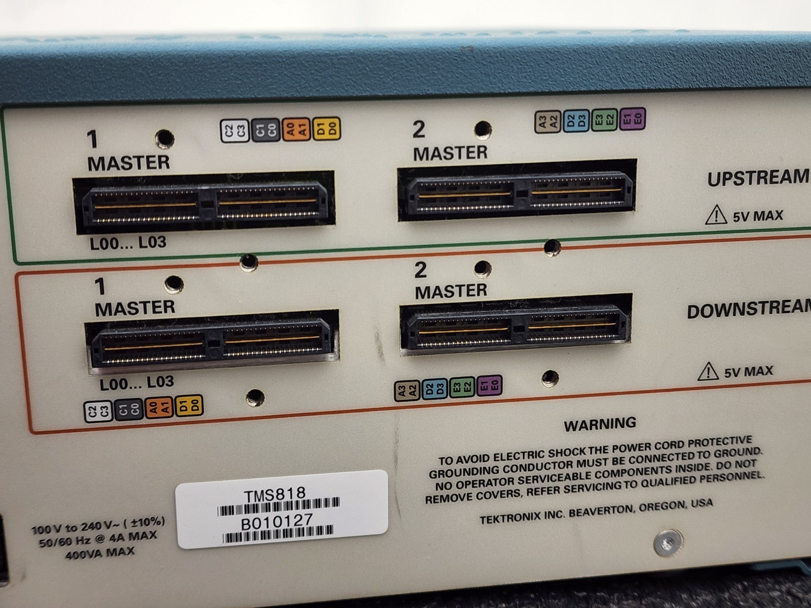 Tektronix Tek TMS818 Probe Adapter PCI-e PCIExpress Bus 2x P6869 Probe