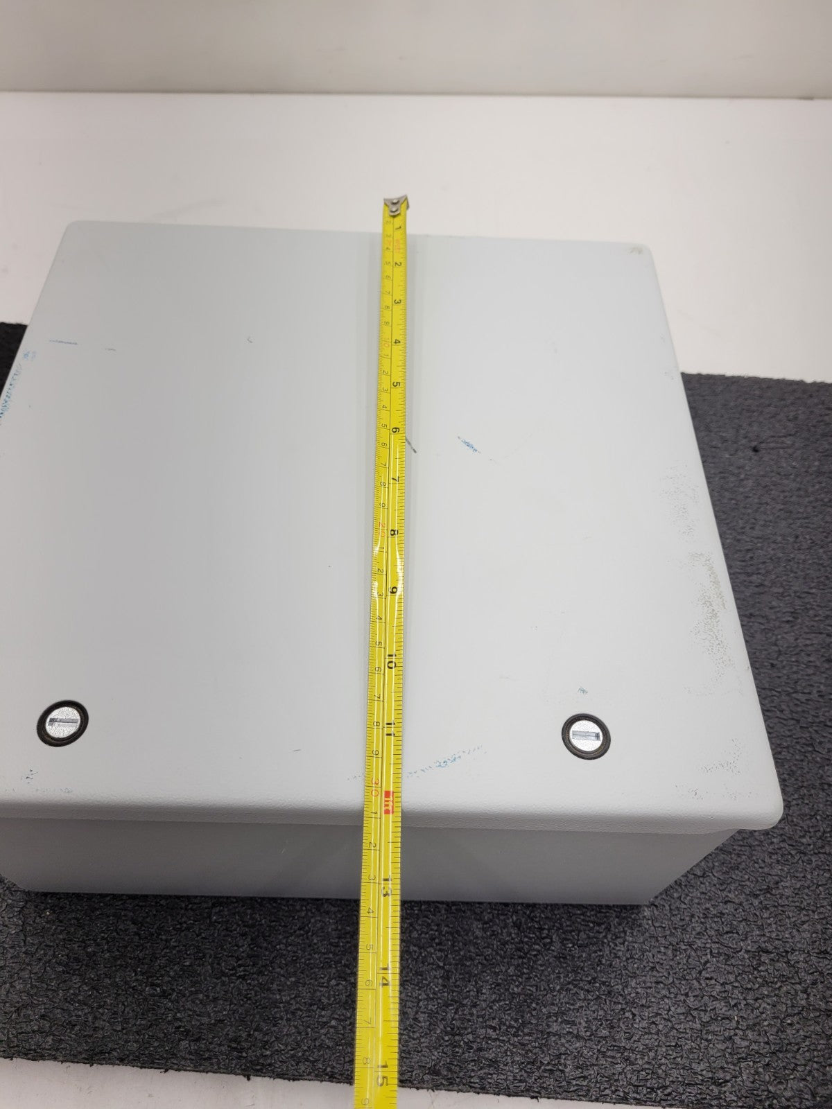 Hoffman NVent A1212CHFL Panel Enclosure White Type 4, 12 w/ backing plate