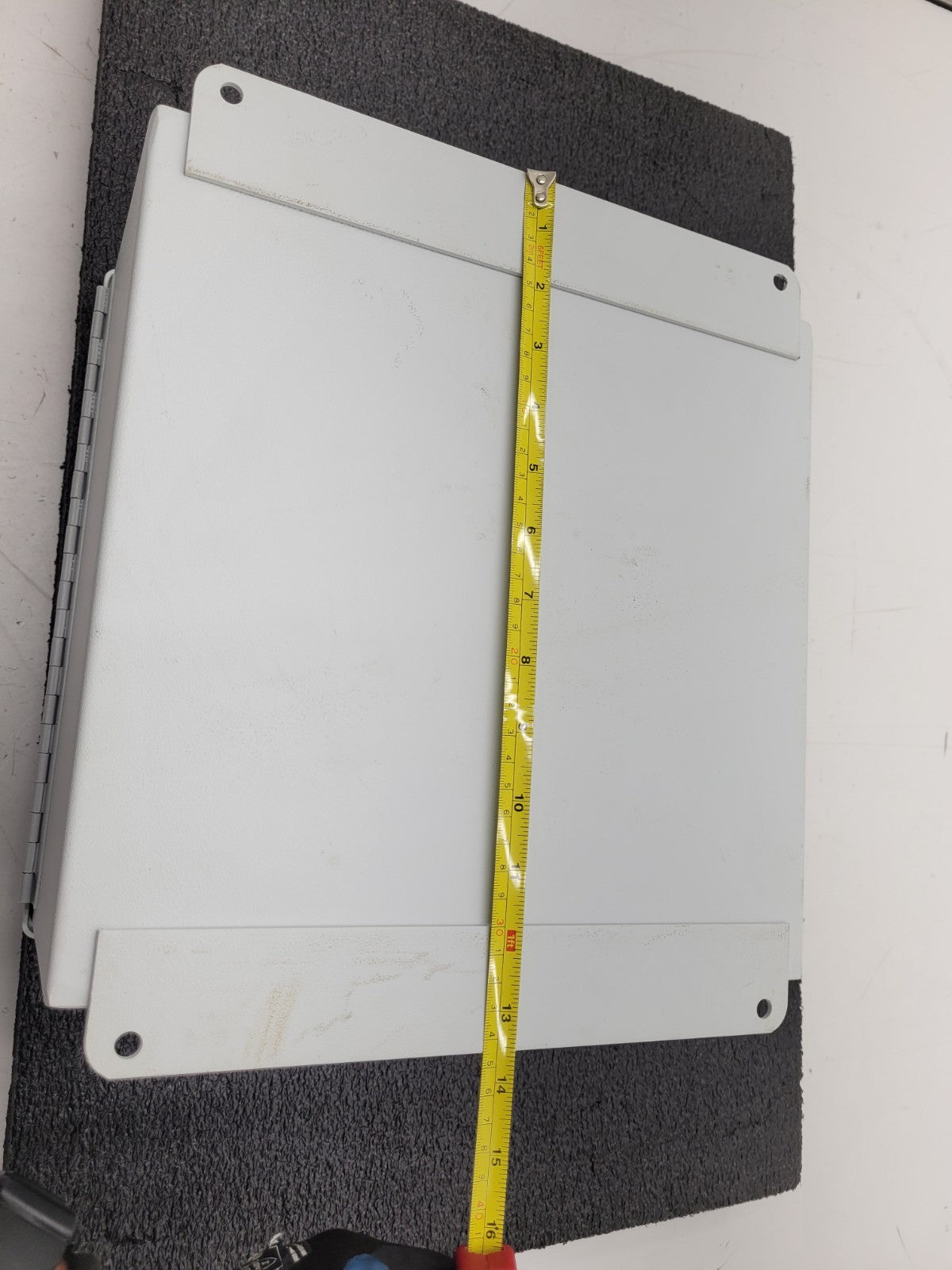 Hoffman NVent A1212CHFL Panel Enclosure White Type 4, 12 w/ backing plate